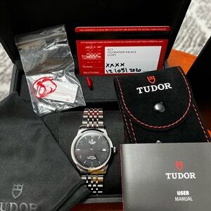 TUDOR 1926 Automatic Watch 36mm Stainless Steel Black Dial M91450-0002 FULL SET